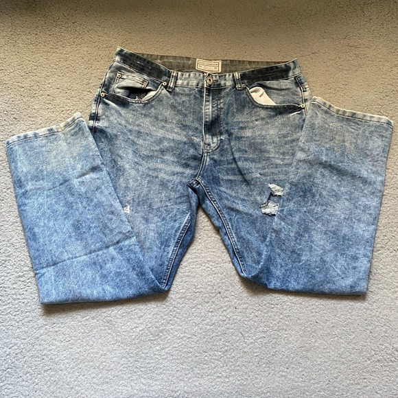 Colours Alexander Julian Jeans Denim Blue Men's 36 x 30 Mens AJ9CSWBERSLM pocket - Picture 1 of 7